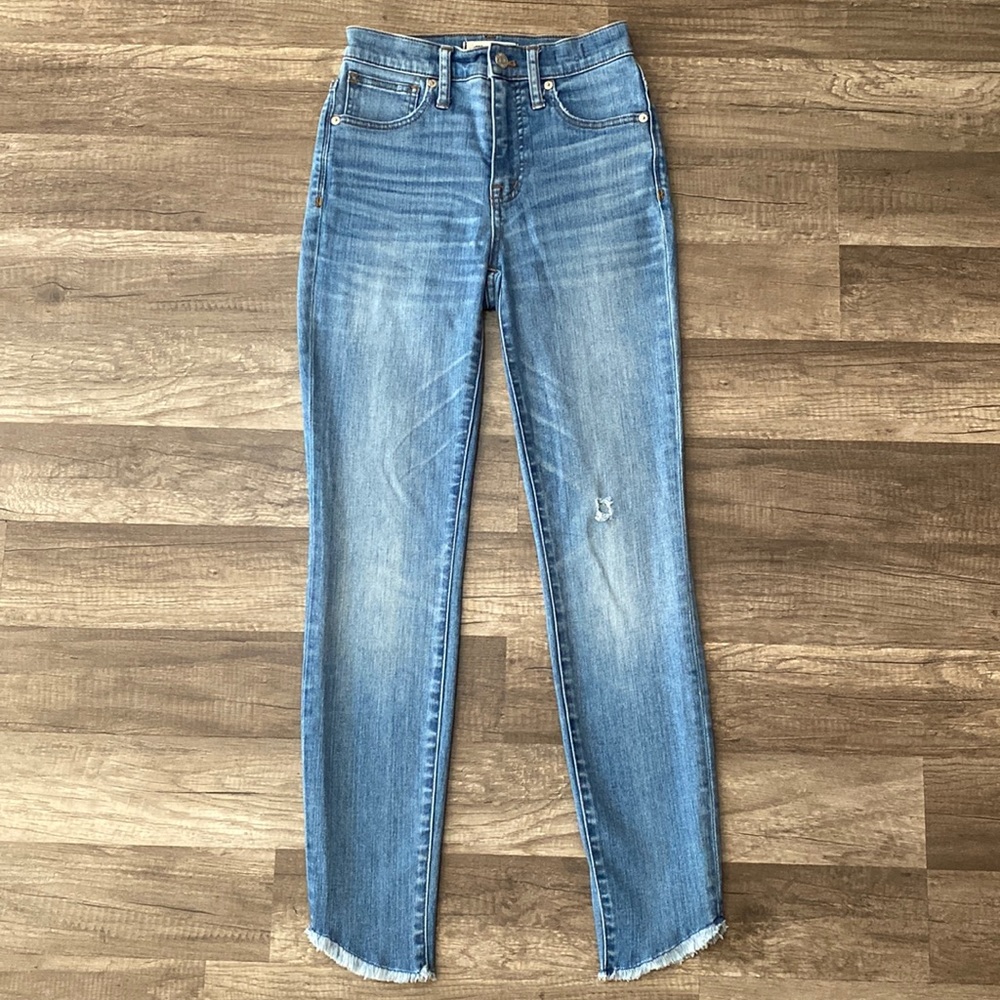 Madewell 10” high-rise skinny jeans size 24
